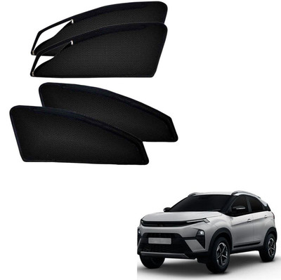 PEEPS STORE Side Window Sun Shade For Tata Nexon(Black)