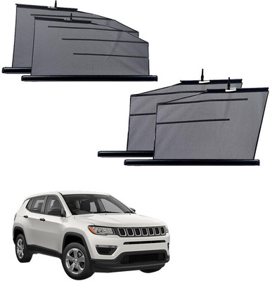 SS FOR YOUR SMART NEEDS Side Window Sun Shade For Jeep Compass(Black)
