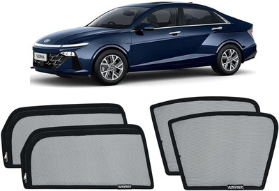 AUTOFIXER Side Window Sun Shade For Hyundai Verna(Black)