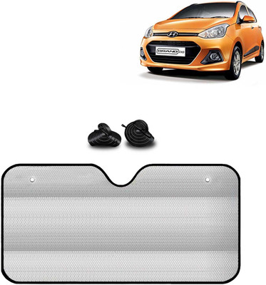 Kingsway Windshield, Dashboard Sun Shade For Hyundai Grand i10(Silver)
