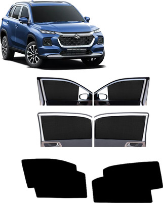 DreamRow Side Window Sun Shade For Maruti Suzuki Grand Vitara(Black)