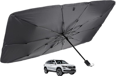 MOCKHE Windshield Sun Shade For Skoda Kodiaq(Silver)