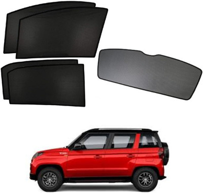 TOP VECHILE Rear Window, Side Window Sun Shade For Mahindra TUV 300(Black)
