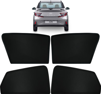 autoluxer Side Window Sun Shade For Hyundai Aura(Black)