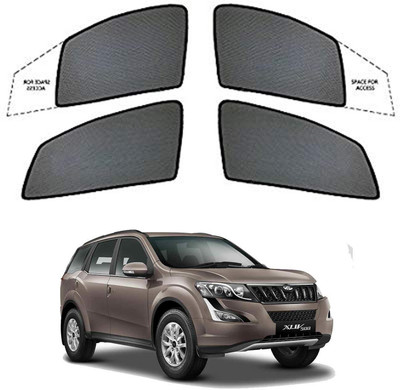 Magnetic Side Window Sun Shade For Mahindra XUV 500(Black)