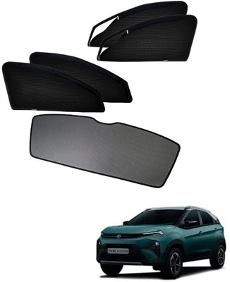 RAKRISH Rear Window, Side Window Sun Shade For Tata Nexon EV(Black)