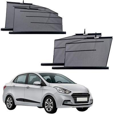 SS FOR YOUR SMART NEEDS Side Window Sun Shade For Hyundai Xcent(Black)