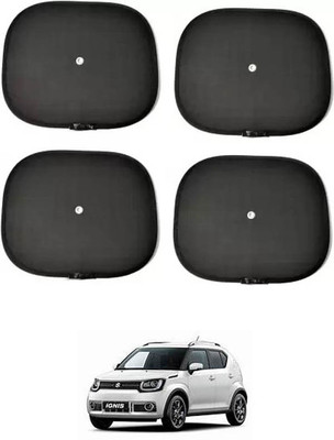 FKOK Side Window Sun Shade For Maruti Suzuki Universal For Car(Black)