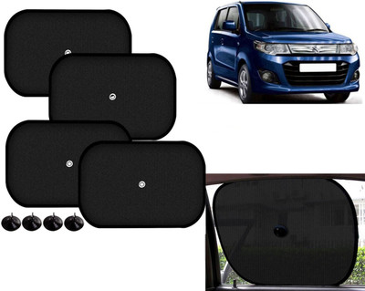 Selifaur Side Window Sun Shade For Maruti Suzuki WagonR(Black)