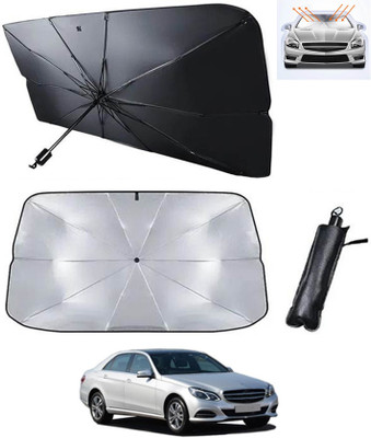 AYW Windshield Sun Shade For Mercedes Benz E250(Silver, Black)