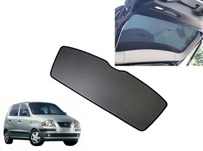AUTO PEARL Rear Window Sun Shade For Hyundai Santro Xing(Black)
