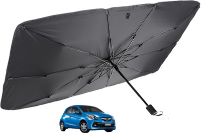MOCKHE Windshield Sun Shade For Honda Brio(Silver)