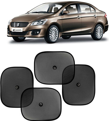 Kingsway Side Window, Rear Window, Windshield Sun Shade For Maruti Suzuki Ciaz(Black)