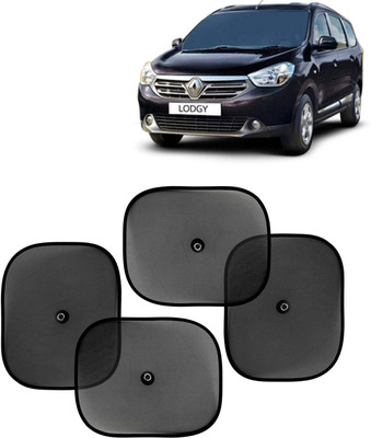 Kingsway Side Window, Rear Window, Windshield Sun Shade For Renault Lodgy(Black)