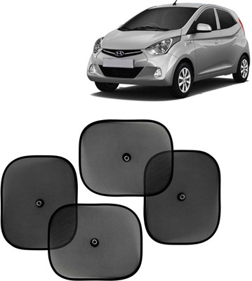 Kingsway Side Window, Rear Window, Windshield Sun Shade For Hyundai Eon(Black)