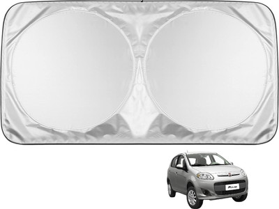 MOCKHE Windshield Sun Shade For Fiat Palio(Silver)