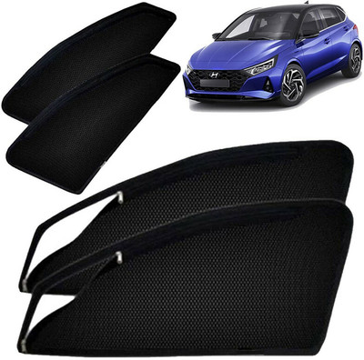 RAKRISH Rear Window, Side Window Sun Shade For Hyundai i20(Black)
