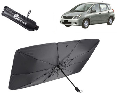 Selifaur Dashboard, Rear Window, Sun Roof, Windshield Sun Shade For Toyota Spacio(Black)