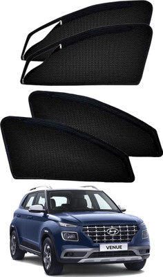 PEEPS STORE Side Window Sun Shade For Hyundai Venue(Black)
