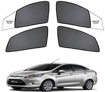 Magnetic Rear Window Sun Shade For Ford Fiesta(Black)