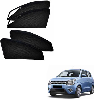 PEEPS STORE Side Window Sun Shade For Maruti Suzuki WagonR(Black)