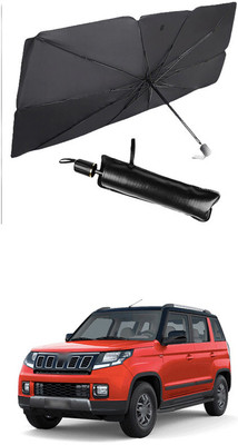 GONAMA Side Window Sun Shade For Mahindra Universal For Car(Black)