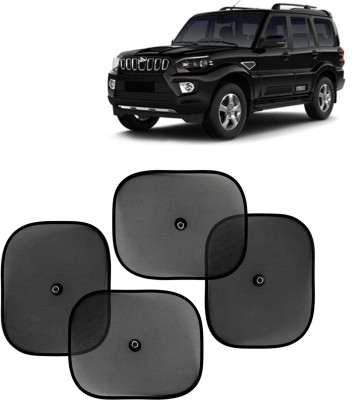 Kingsway Side Window, Rear Window, Windshield Sun Shade For Mahindra Scorpio(Black)