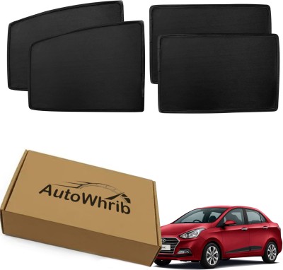 Autowhrib Side Window Sun Shade For Hyundai Xcent(Black)