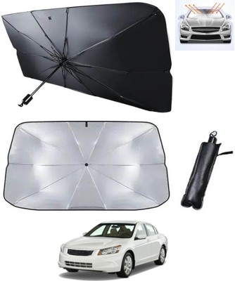 AYW Windshield Sun Shade For Honda Accord(Silver, Black)