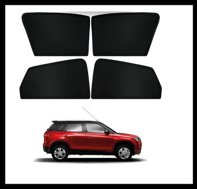 RAKRISH Rear Window, Side Window Sun Shade Vitara Brezza(Black)