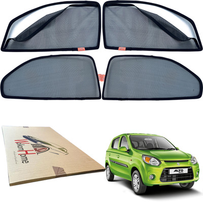 WolkomHome Side Window Sun Shade For Maruti Suzuki Alto 800(Black)