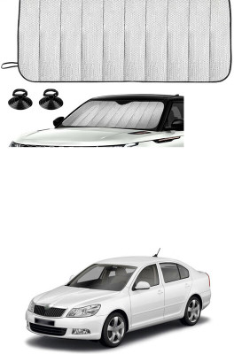 GONAMA Rear Window Sun Shade For Skoda Laura(Silver)