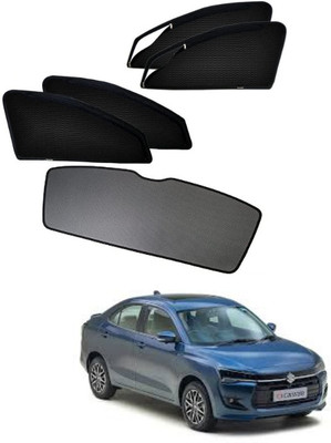 RAKRISH Rear Window, Side Window Sun Shade For Maruti Suzuki Swift Dzire(Black)