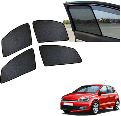 PEEPS STORE Side Window Sun Shade For Volkswagen Polo(Black)