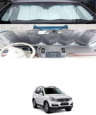 XZRTZ Windshield Sun Shade For Mahindra Scorpio(Silver)