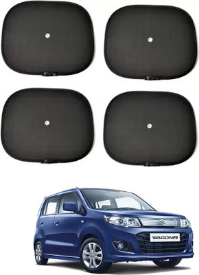 APICAL Side Window Sun Shade For Maruti Suzuki Wagon R 1.0(Black)