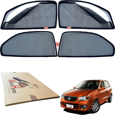WolkomHome Side Window Sun Shade For Maruti Suzuki Alto K10(Black)