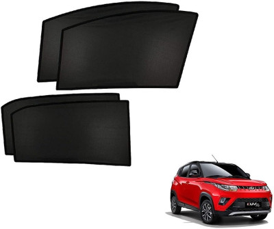 RAKRISH Side Window, Rear Window Sun Shade For Mahindra KUV 100(Black)