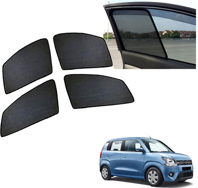 PEEPS STORE Side Window Sun Shade For Maruti Suzuki WagonR(Black)