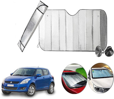 AUTO PEARL Dashboard, Windshield Sun Shade For Maruti Suzuki Swift(Silver)