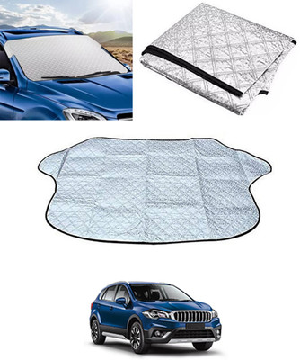 RKPSP Windshield Sun Shade For Maruti Suzuki Universal For Car(Silver)