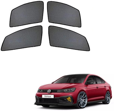 AuTO ADDiCT Side Window Sun Shade For Volkswagen(Black)