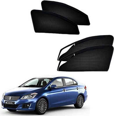 RAKRISH Rear Window, Side Window Sun Shade For Maruti Suzuki Ciaz(Black)