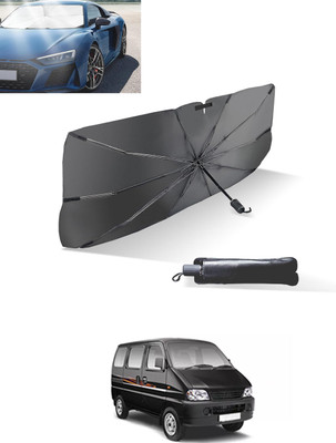 MATIES Windshield Sun Shade For Universal For Car Eeco(Black, Silver)