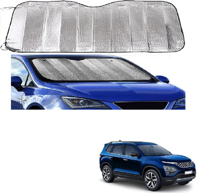 ROSHNEER ENTERPRISES Windshield Sun Shade For Tata Safari(Silver)