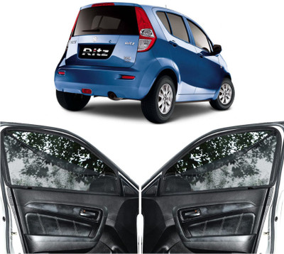 GATIMAN Rear Window, Side Window Sun Shade For Maruti Suzuki Ritz(Black)