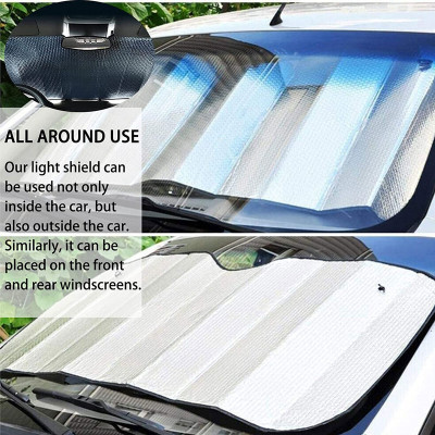 AUTO PEARL Dashboard, Windshield Sun Shade For Ford Figo(Silver)