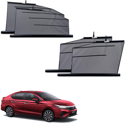 SS FOR YOUR SMART NEEDS Side Window Sun Shade For Honda City(Black)