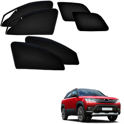 PEEPS STORE Side Window Sun Shade For Maruti Suzuki Brezza(Black)