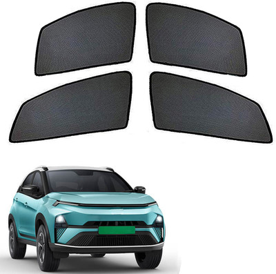 PEEPS STORE Rear Window Sun Shade For Tata Nexon EV(Black)